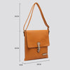 Charlotte Crossbody Satchel Bag Gold