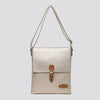 Charlotte Crossbody Satchel Bag Silver