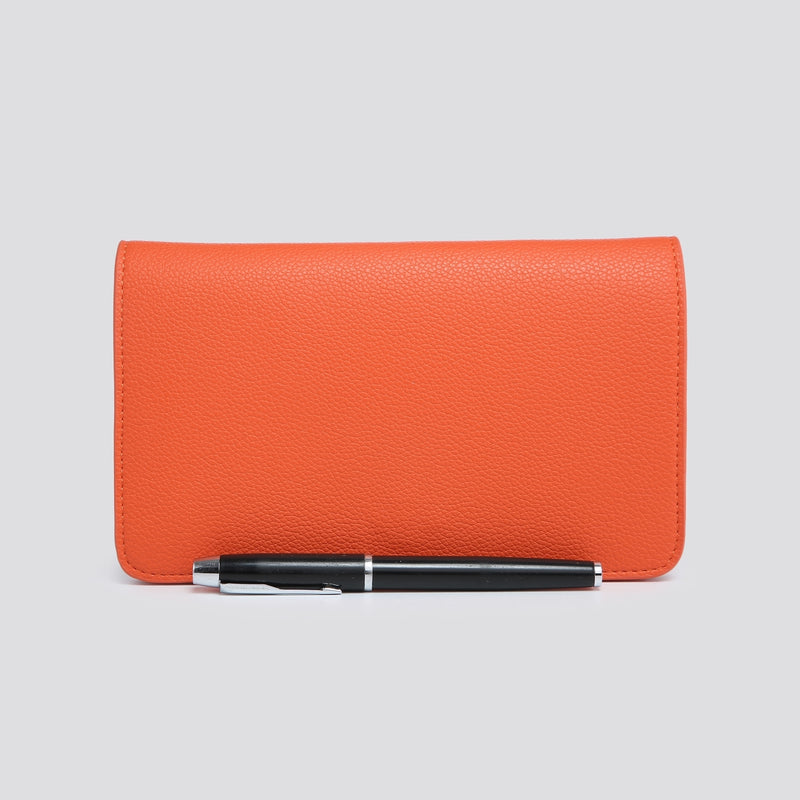 Tara Designer Inspired Wallet Orange