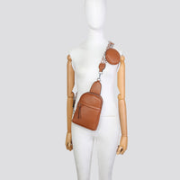 Suzi Sling Bag With Purse Black