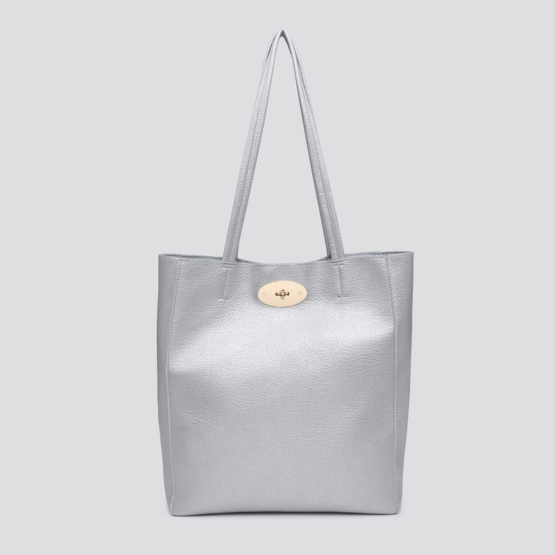 Juliette Shopper Handbag Silver