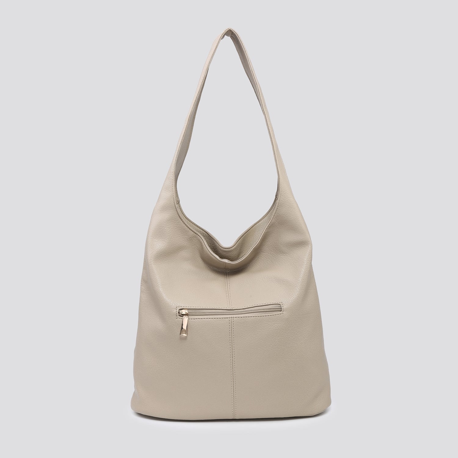 Claudia Slouch Handbag Taupe