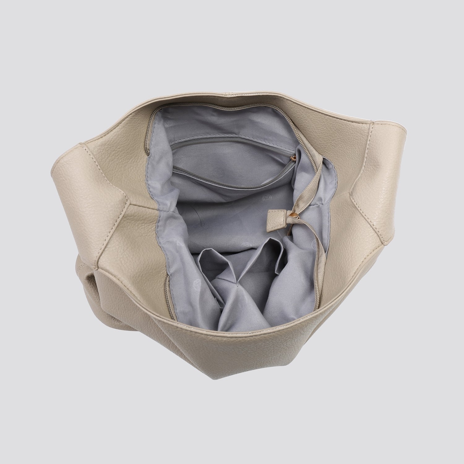 Claudia Slouch Handbag Taupe
