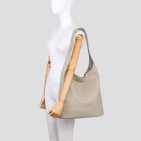 Claudia Slouch Handbag Taupe