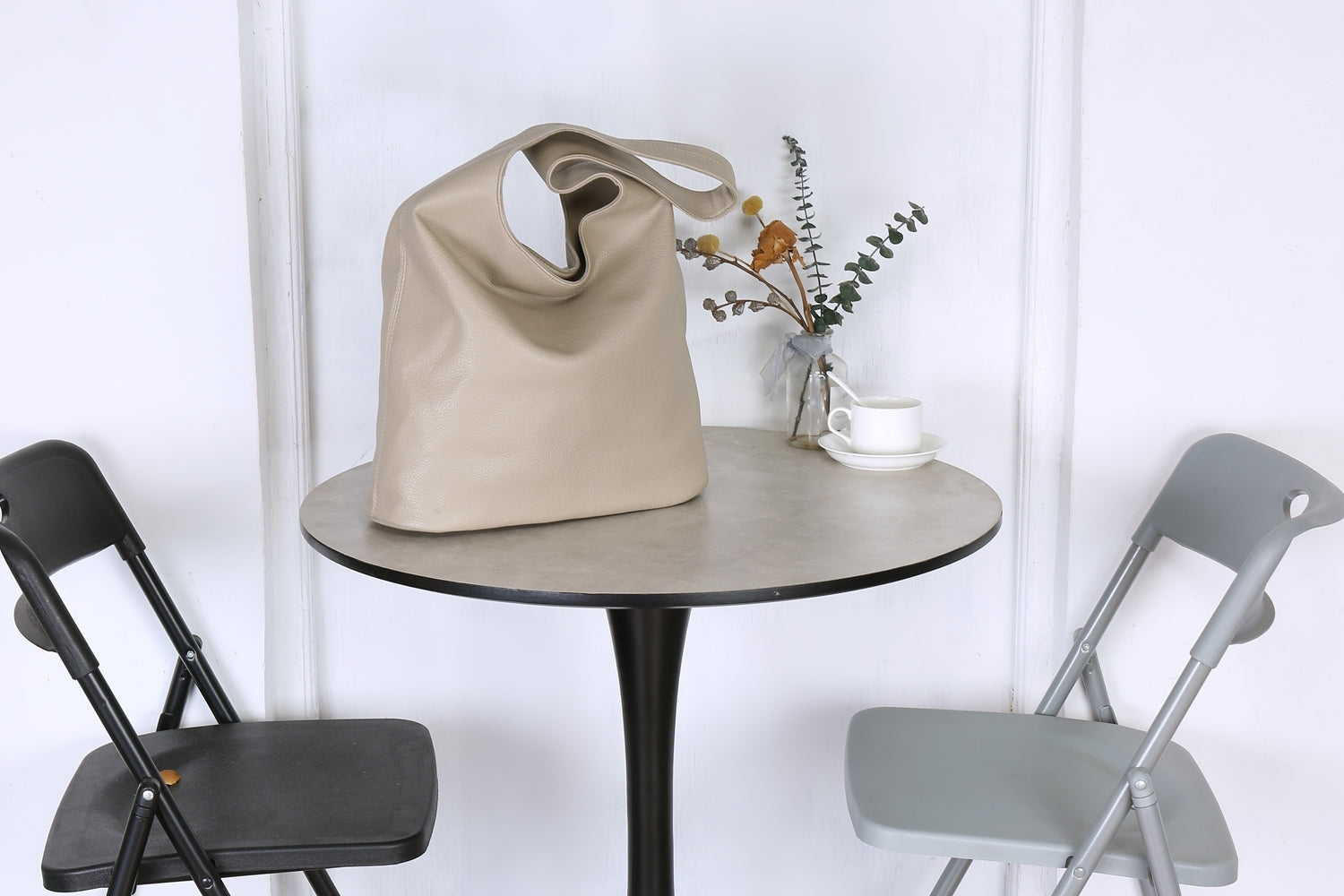 Claudia Slouch Handbag Black