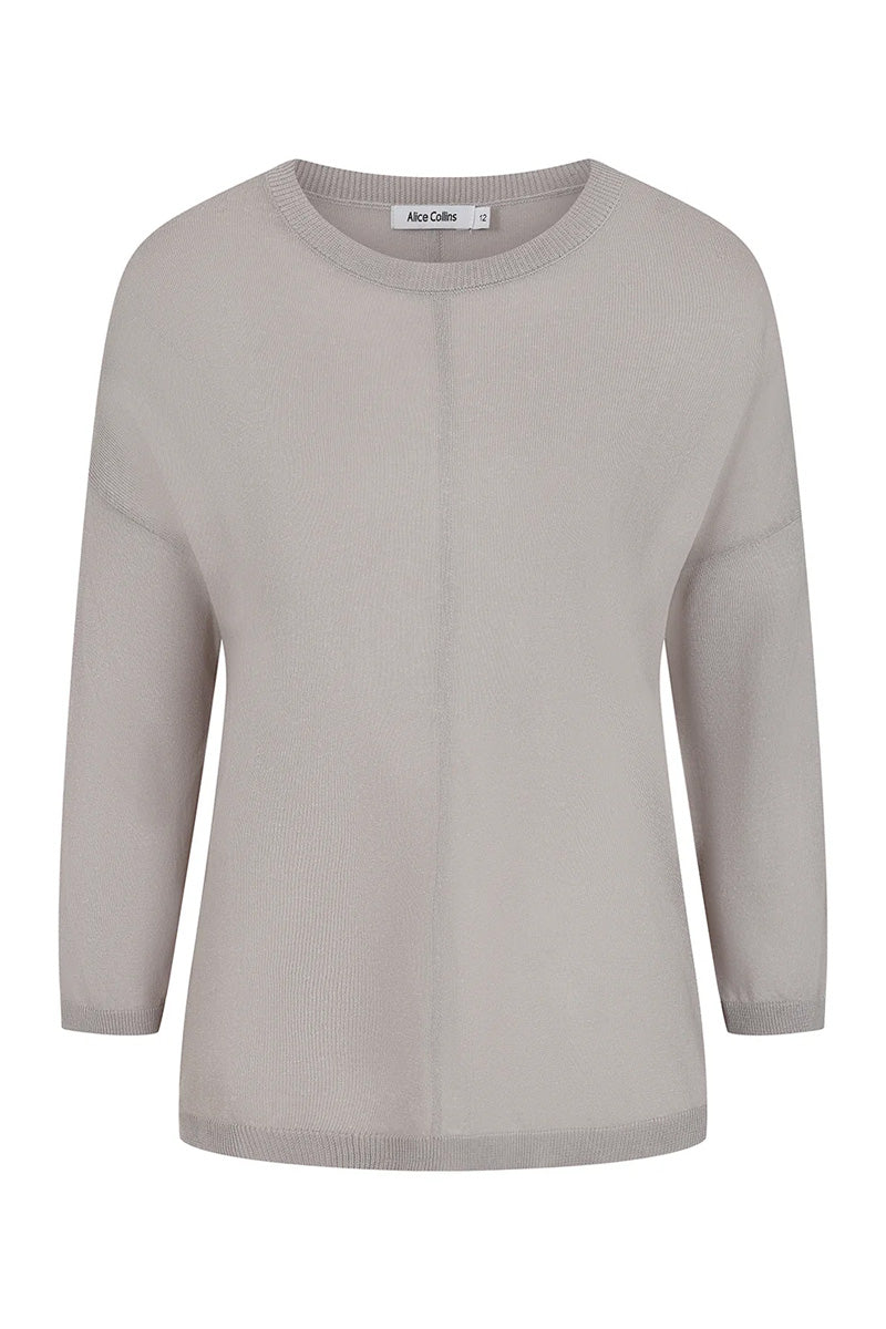 ALICE COLLINS Margaux Sweater Pale Grey