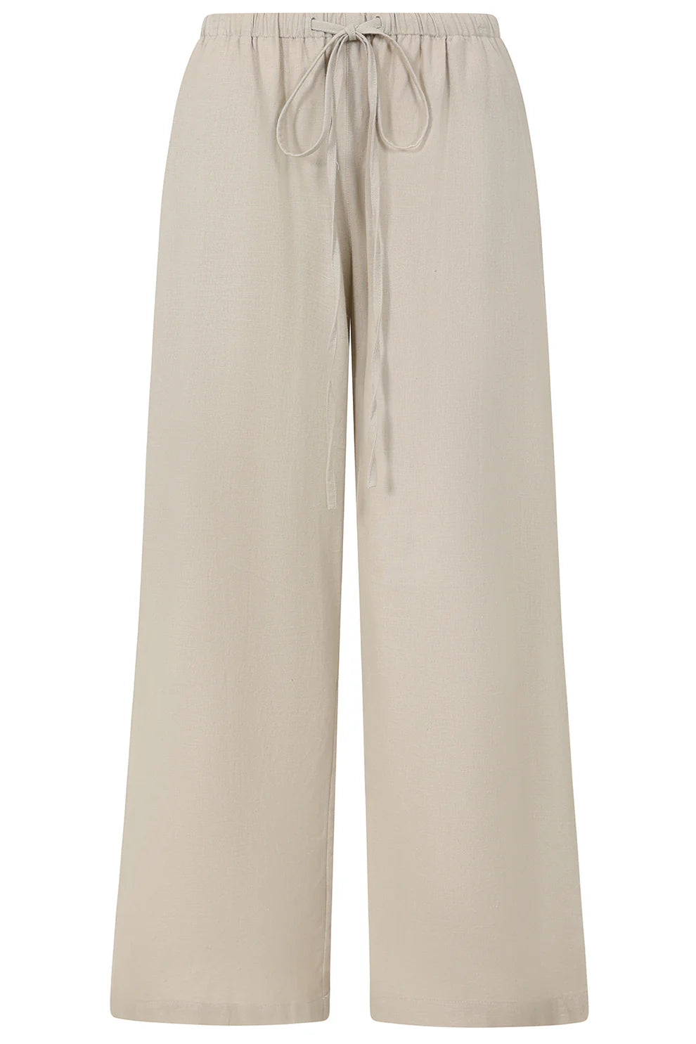 ALICE COLLINS Plain Wide Leg Trousers Feather