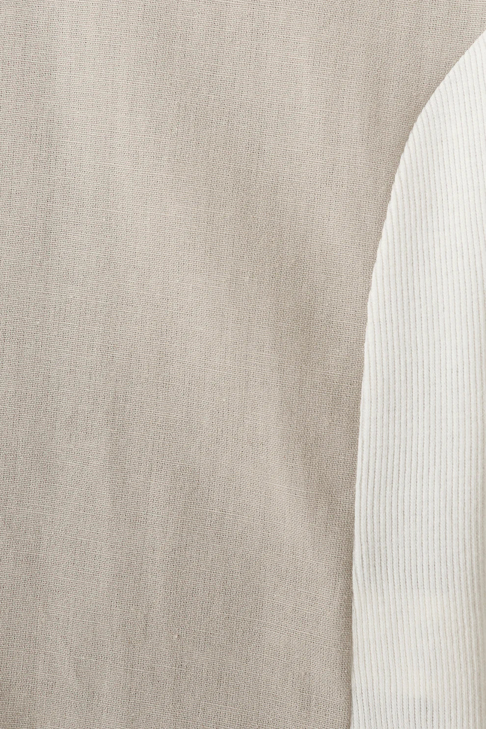 ALICE COLLINS Contrast Stripe Top Feather