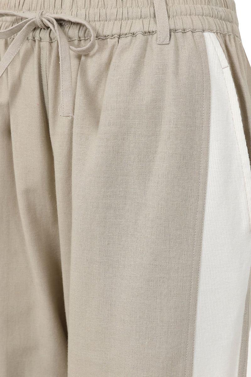 ALICE COLLINS Contrast Stripe Trousers Feather