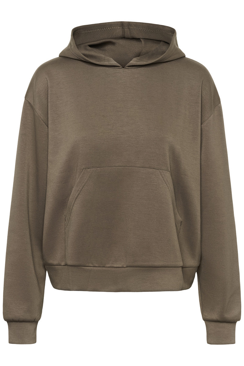 KAFFE KAannika Hooded Sweatshirt Morel