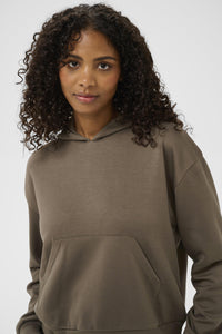 KAFFE KAannika Hooded Sweatshirt Morel