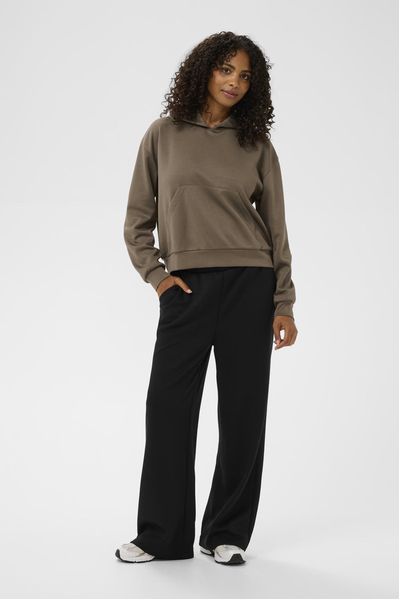 KAFFE KAannika Hooded Sweatshirt Morel
