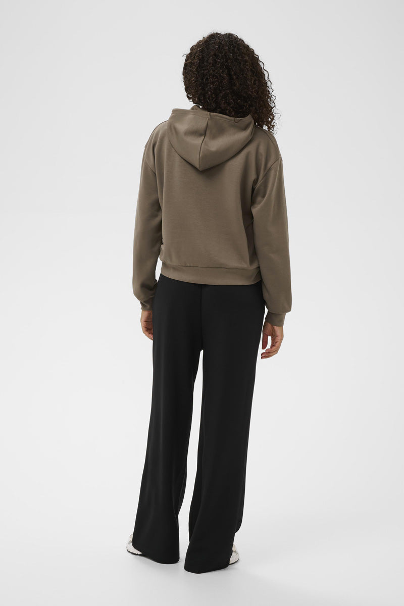 KAFFE KAannika Hooded Sweatshirt Morel