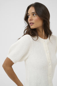 KAFFE KAemilie Cardigan-Chalk White