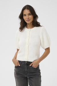 KAFFE KAemilie Cardigan-Chalk White