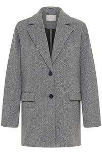 KAFFE KAsaturn Jacket-Grey Melange