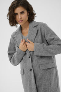 KAFFE KAsaturn Jacket-Grey Melange