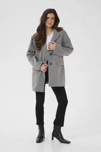 KAFFE KAsaturn Jacket-Grey Melange
