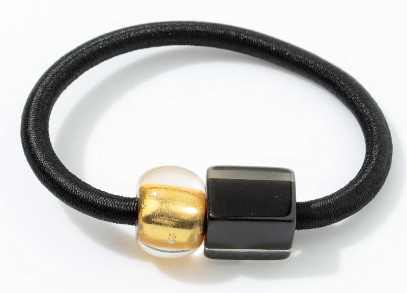 Calitaa Luxury Collection Magnetic Bead Bracelet Black/Gold