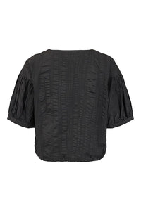 NOEN Crinkle Top-Black