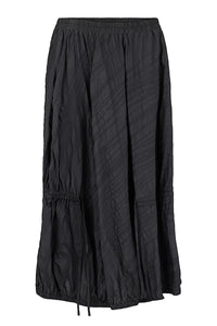 NOEN Crinkle Skirt-Black