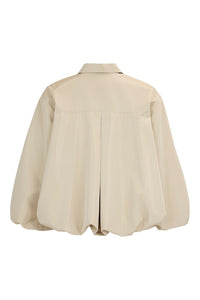NOEN Puffball Bomber Jacket Light Taupe
