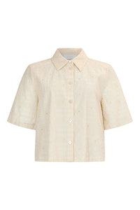 NOEN Embroidered Shirt Sand