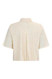 NOEN Embroidered Shirt Sand