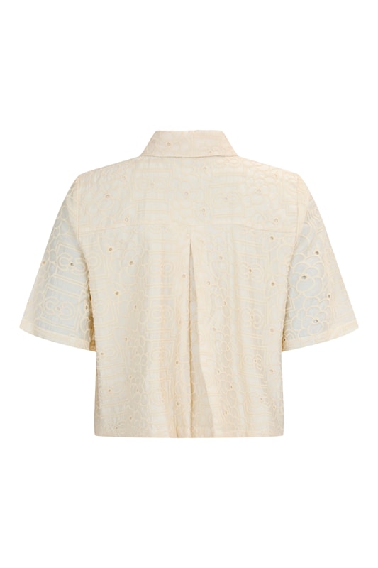 NOEN Embroidered Shirt Sand