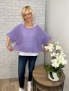 Nina Fine Knit Top Fuchsia Pink
