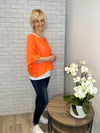 Nina Fine Knit Top Fuchsia Pink
