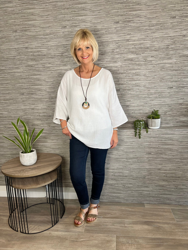 Cheri Box Top White