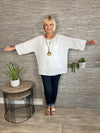 Cheri Box Top Turquoise