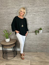 Cheri Box Top Black