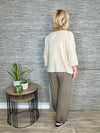 Lena Linen Trousers Mocha