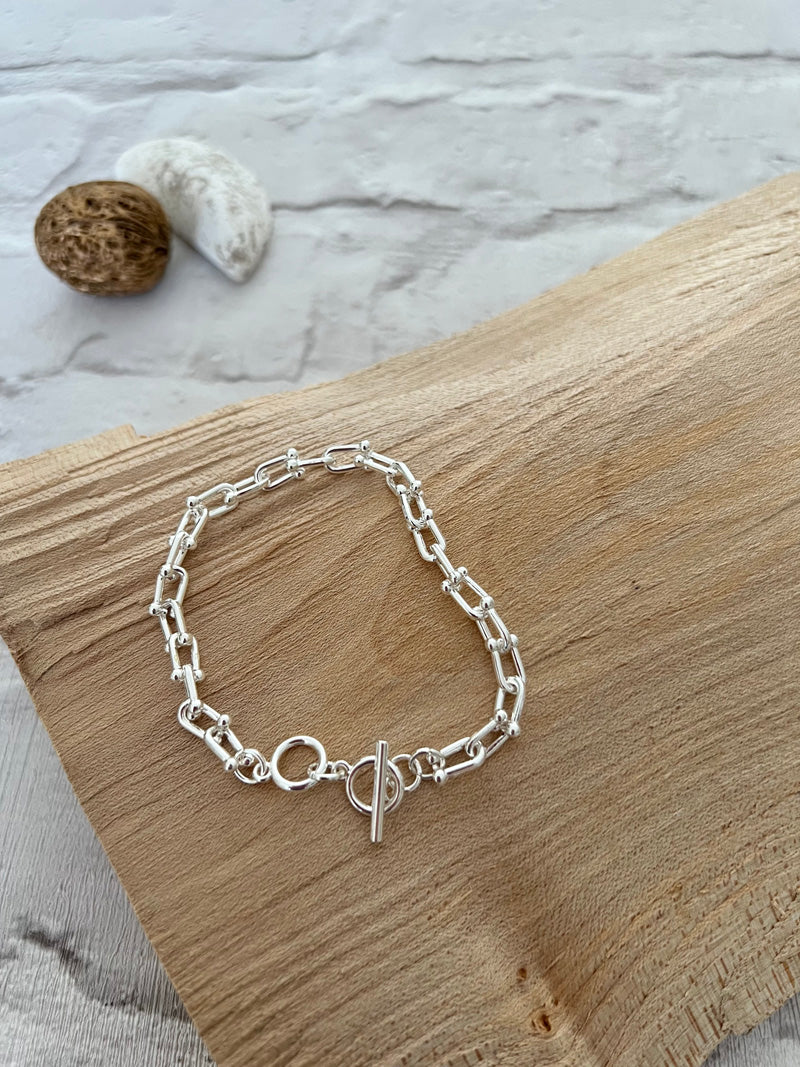 Gabriella Links Bracelet Silver