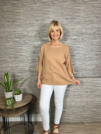 Leah Cotton Top White