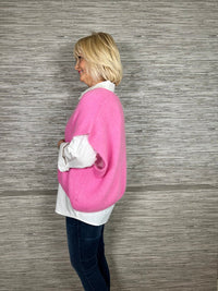 Mohair Crop Layering Sweater Lilac