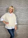 Mohair Crop Layering Sweater Lilac