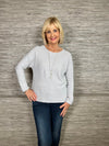 Jill Fine Knit Jumper Pale Grey
