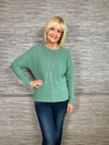 Jill Fine Knit Jumper Sage