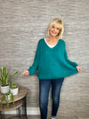 Avril V-Neck Mohair Sweater Rose Pink