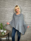 Charlotte Poncho Navy
