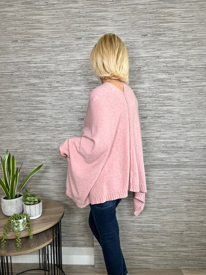 Charlotte Poncho Navy