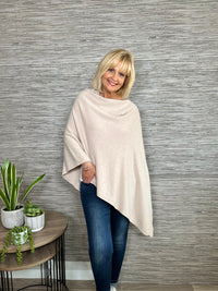 Charlotte Poncho Cobalt