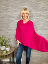 Charlotte Poncho Fuchsia