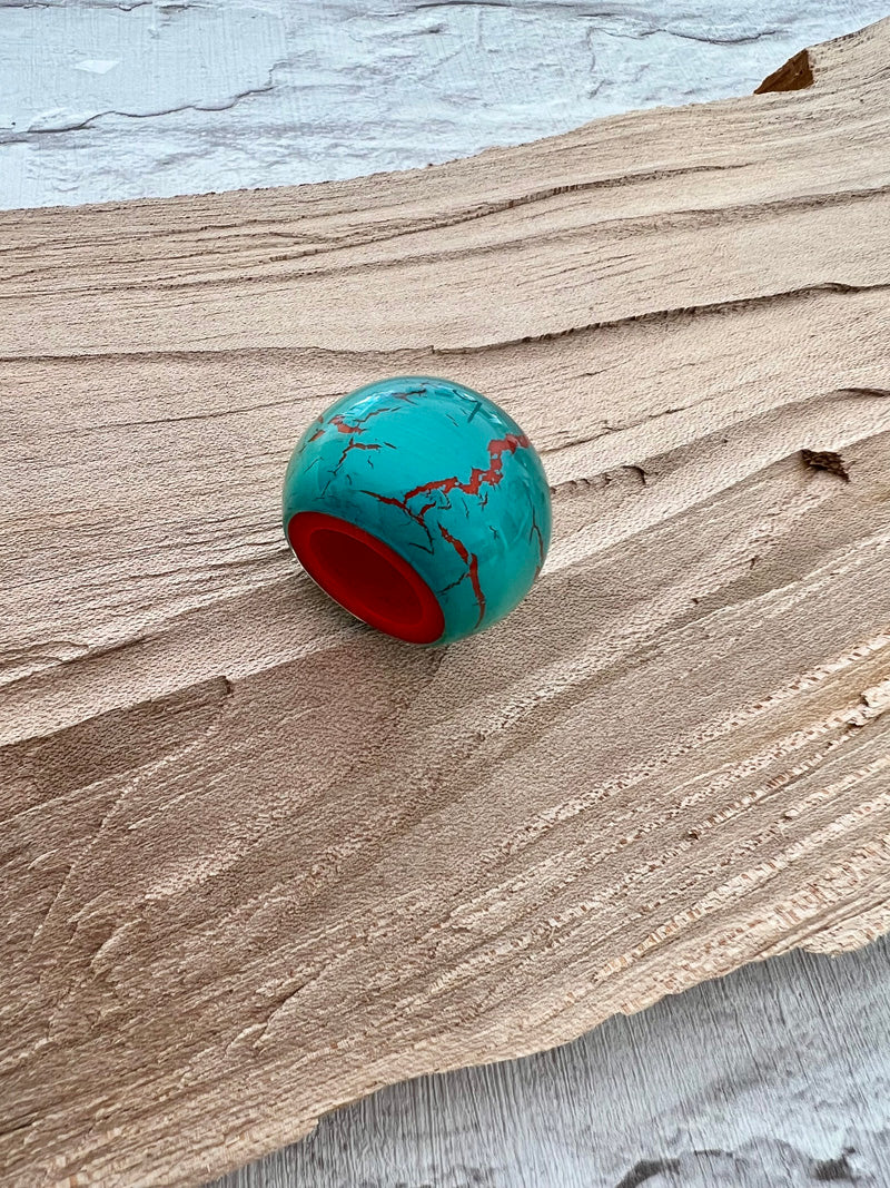 Calitaa Luxury Collection Bead Orange/Turquoise