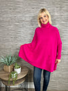 Taryn Polo Neck Poncho Teal