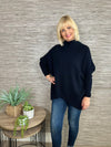 Bonnie V Front Sweater Navy