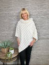 Carmen Faux Fur Poncho Winter White